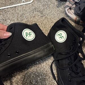 P.F. Flyers Black Kids Sneakers